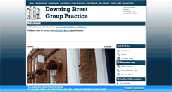 Desktop Screenshot of downingstreetsurgery.co.uk